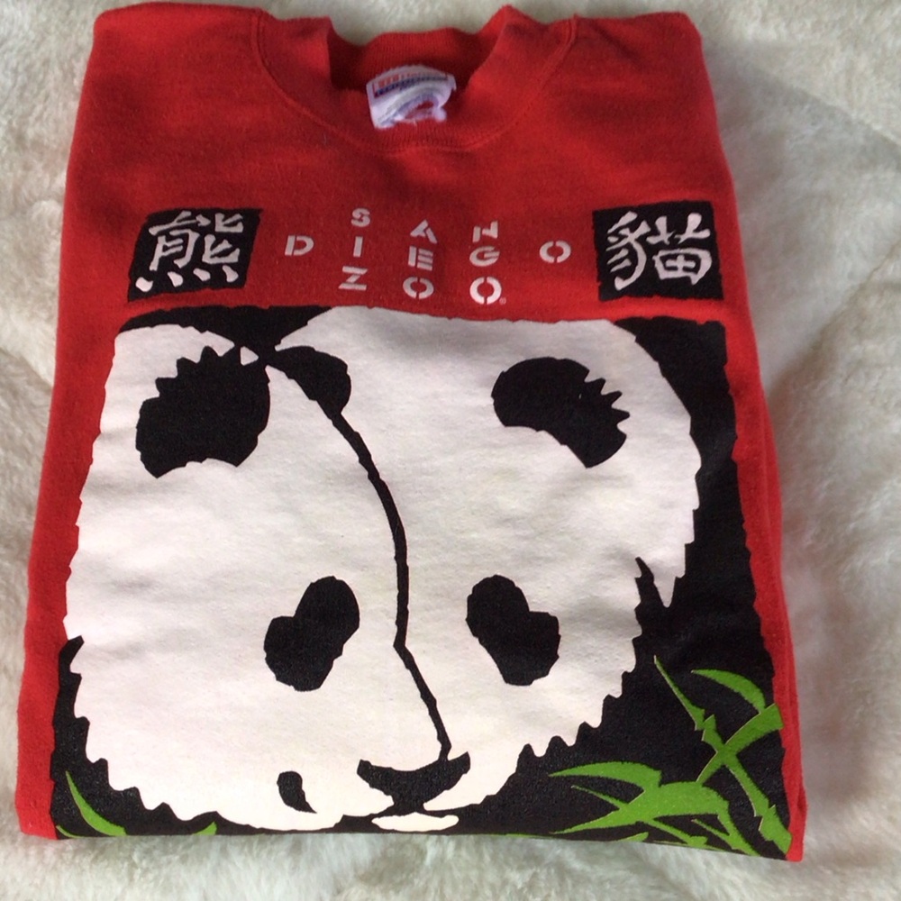 Hanes Red Panda San Diego Zoo Sweatshirt M/L Girl